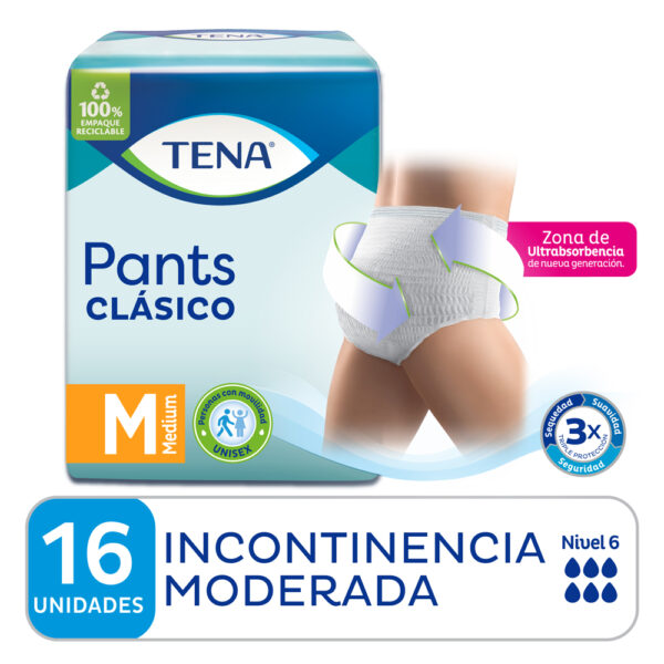 200848 Tena Pants Clasico Medium X16u